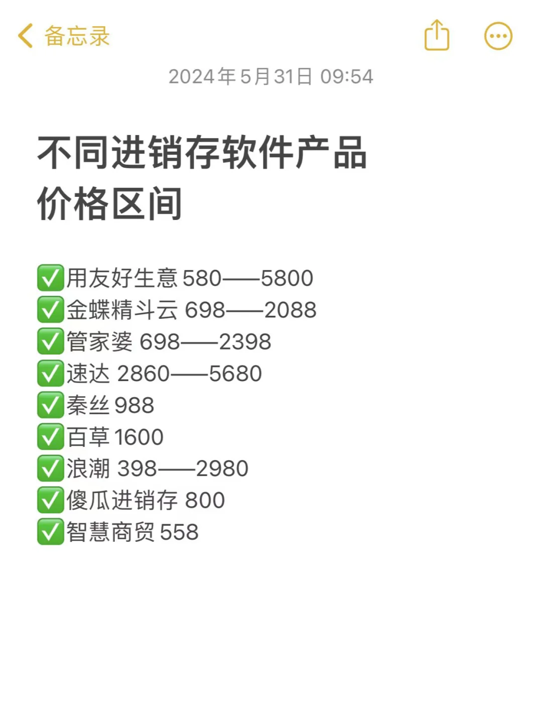 🚀 不同预算如何选进销存软件