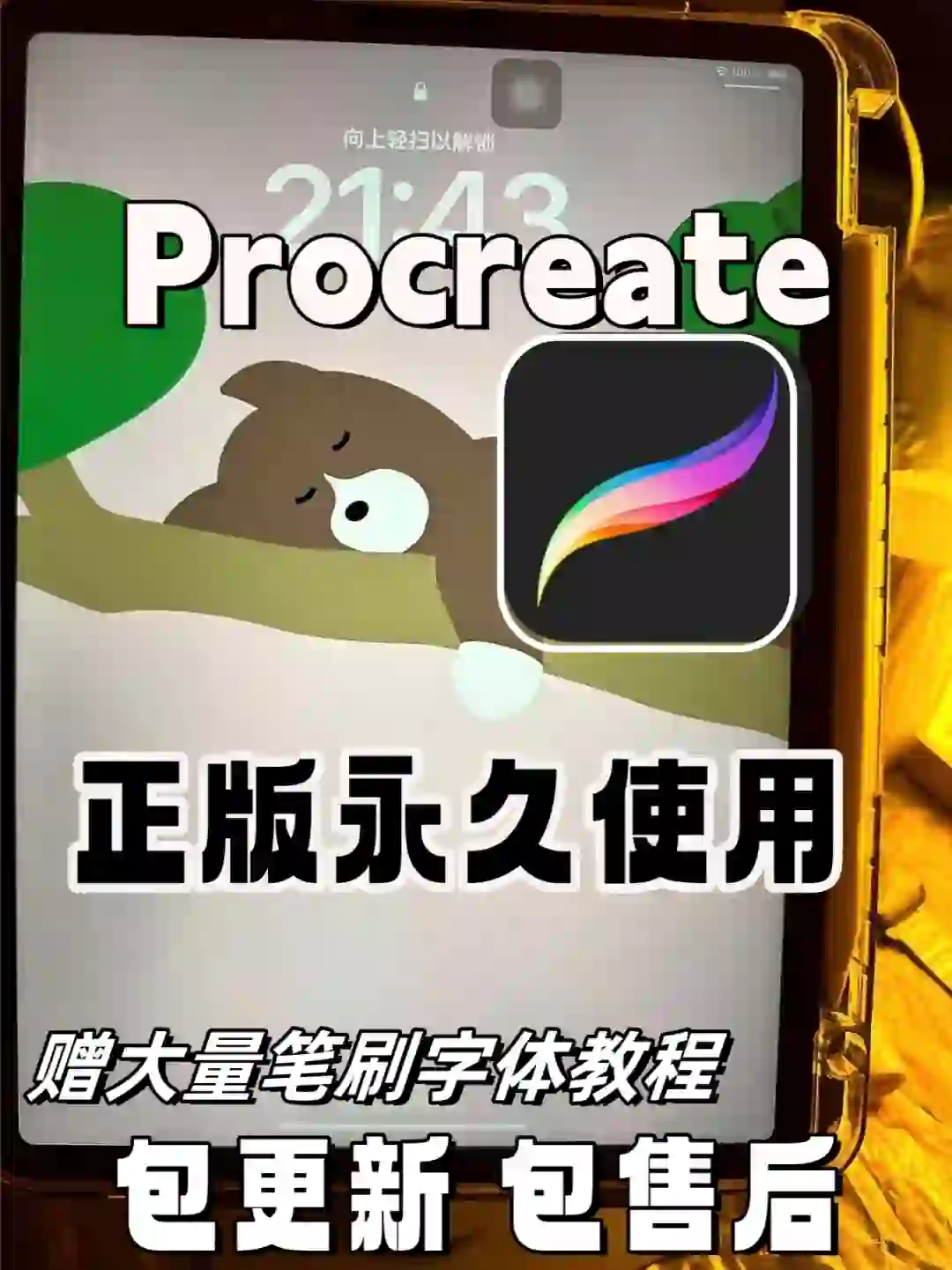 iPad绘画软件procreate下载仅需2.8，免费薅