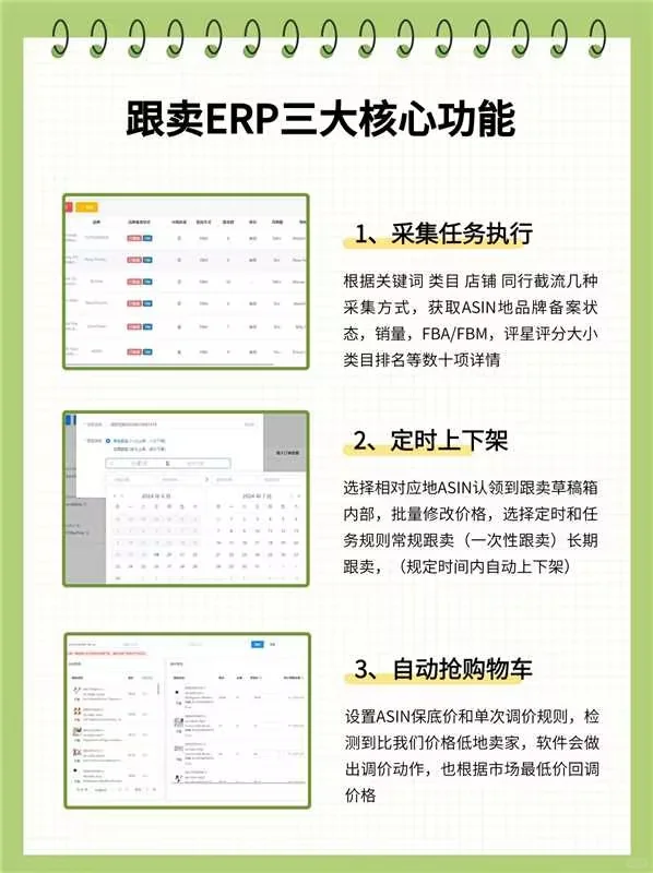 亚马逊跟卖选品erp全功能软件系统