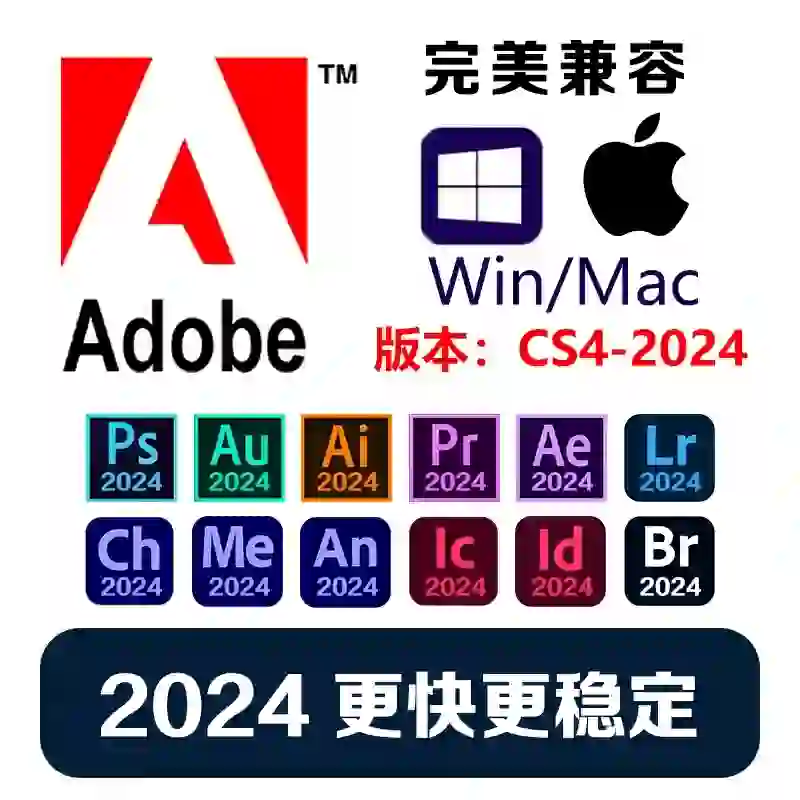Adobe 2024 全家桶安装包，进来拿吧！！！