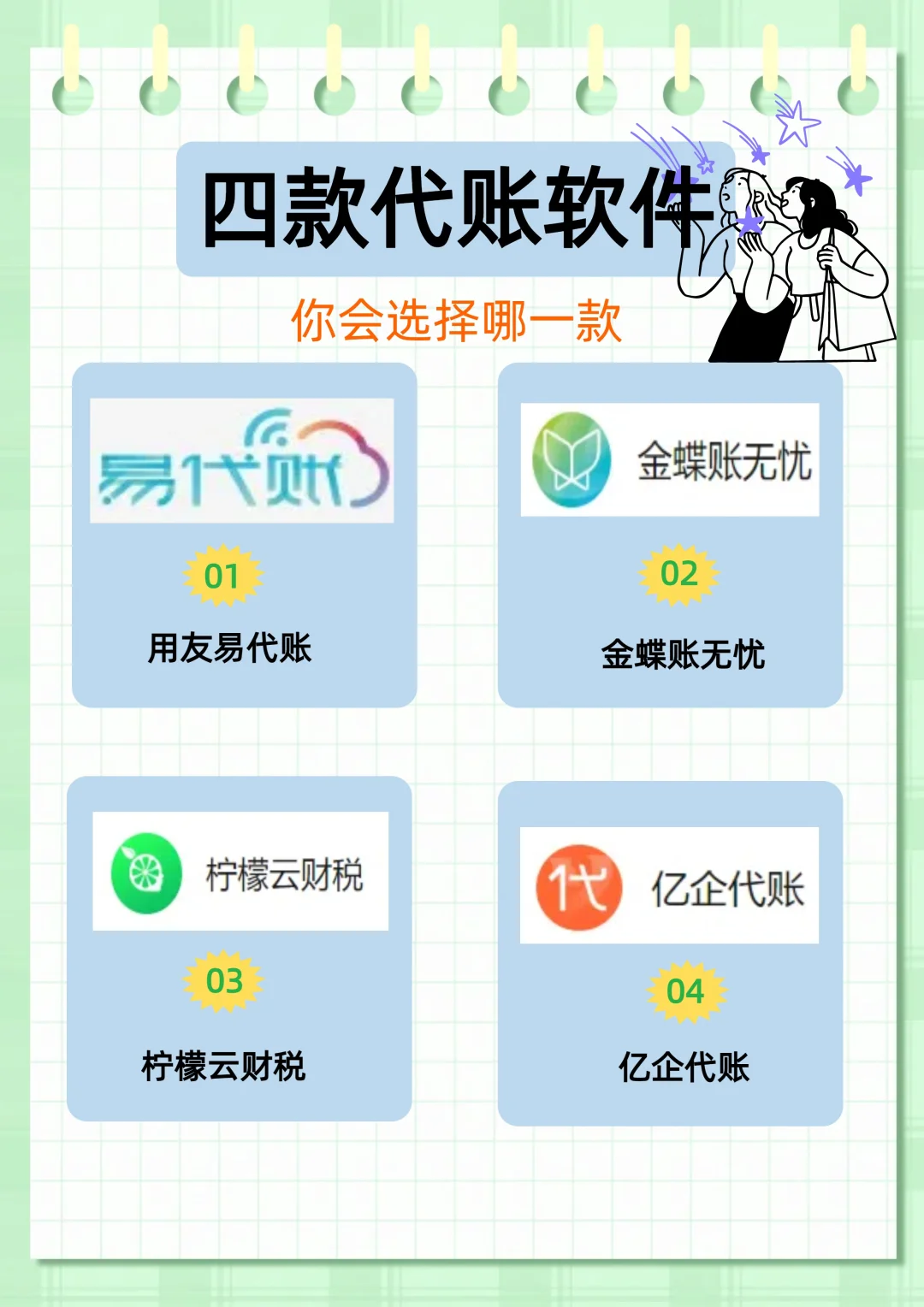 代账常用的4款财务软件，哪款更适合你？