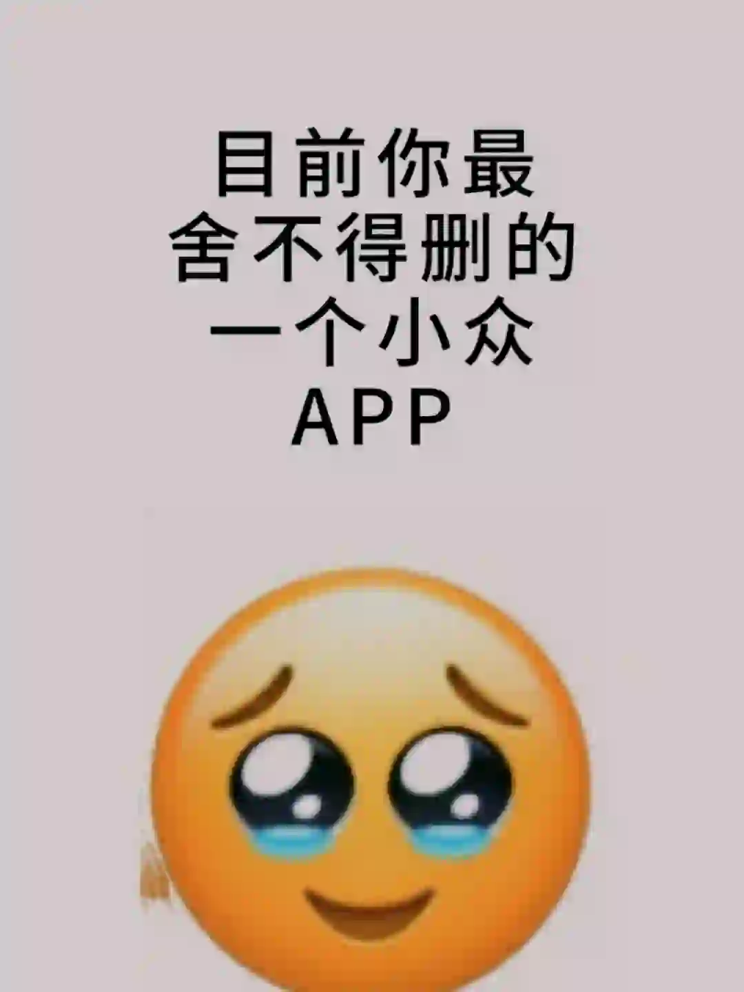 说一个你最舍不得删的小众App