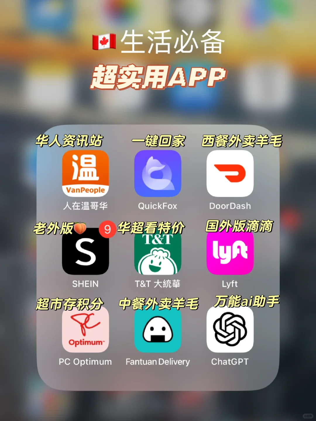 吐血整理‼️加拿大留子生活必备app🇨🇦