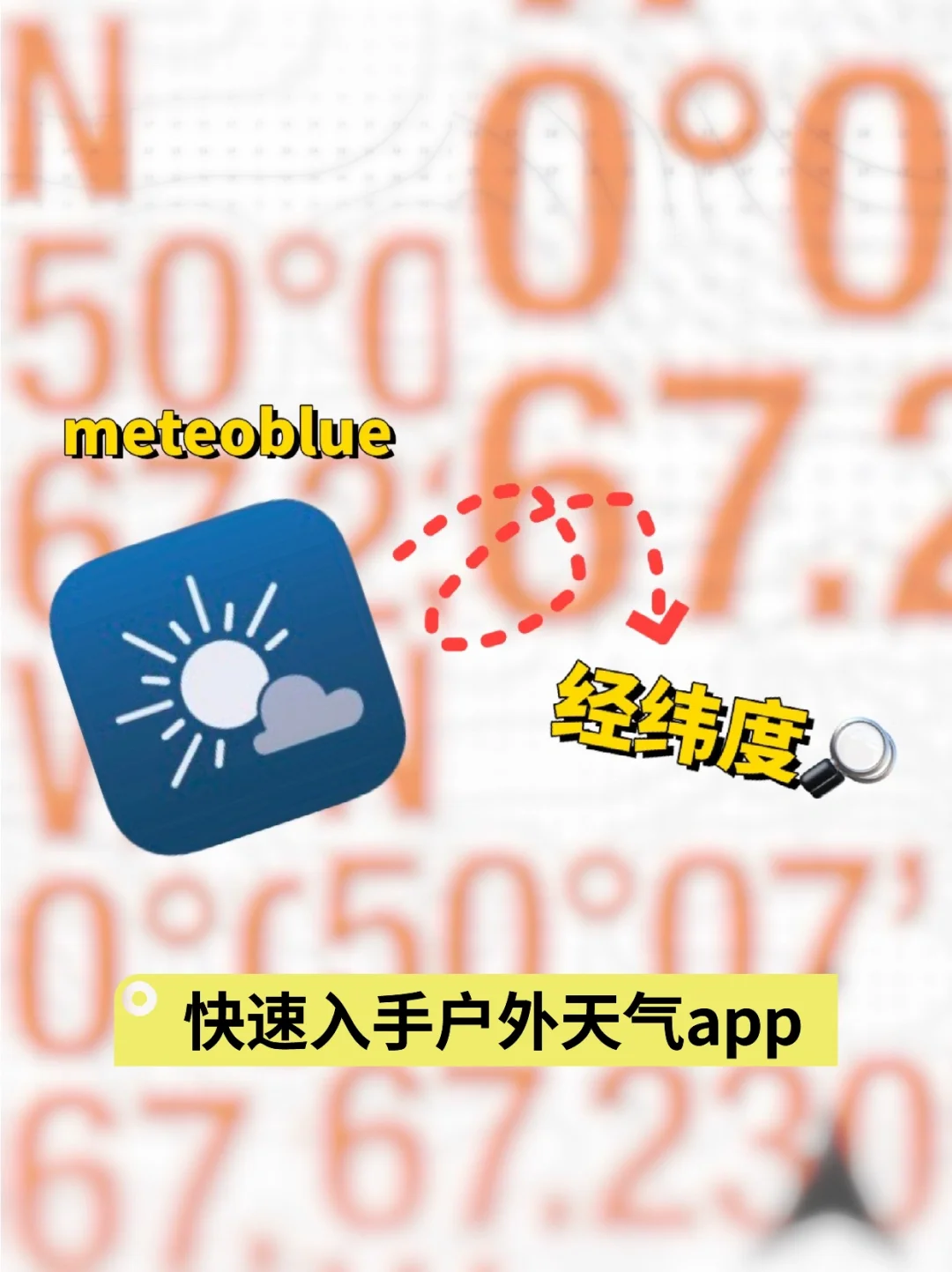 户外无忧 |快速学会使用户外天气app（二）