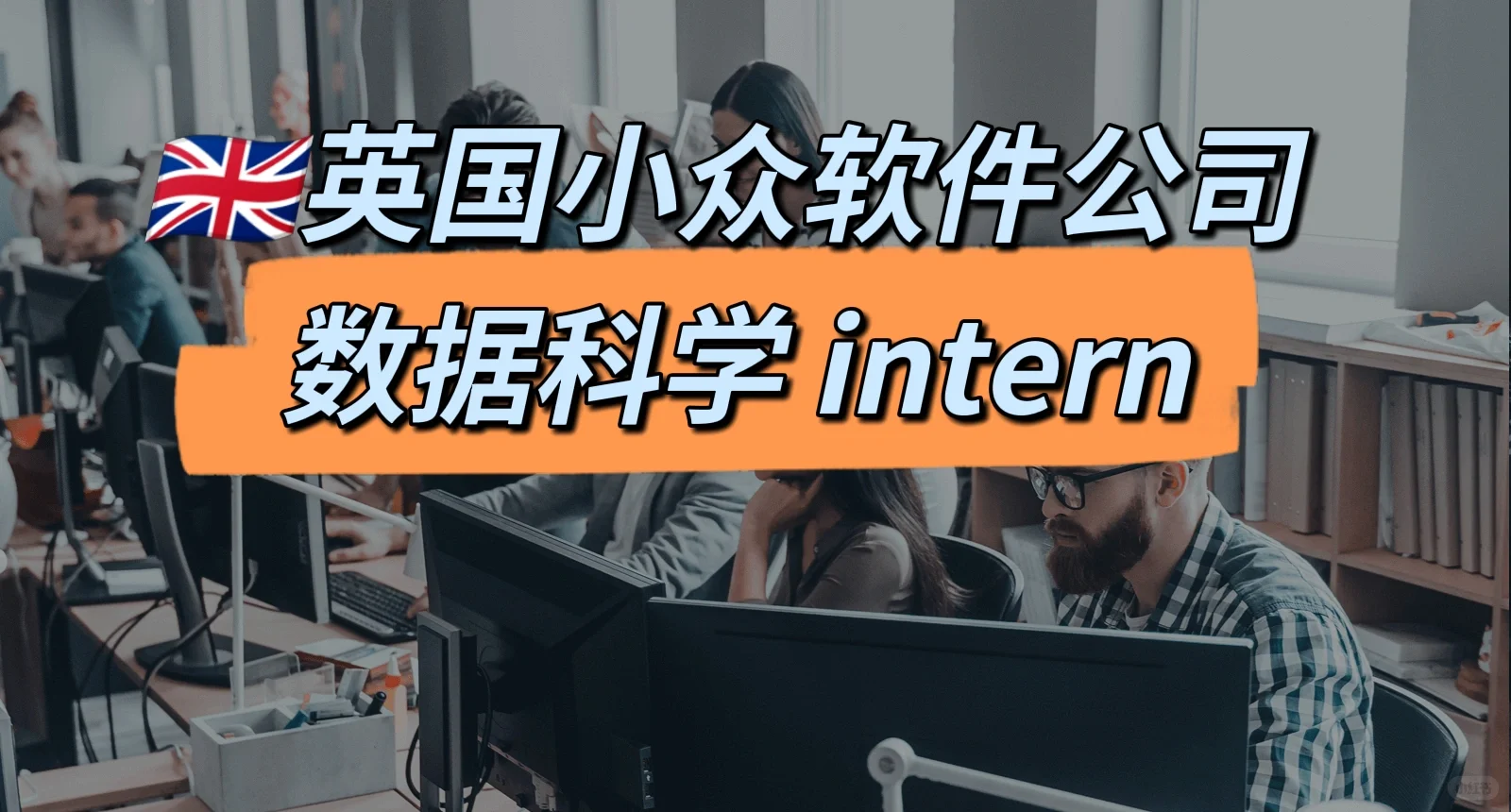 英国小众软件公司🇬🇧数据科学 intern