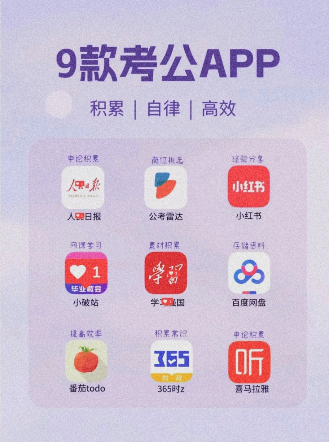 考公路上的小助手，必备APP