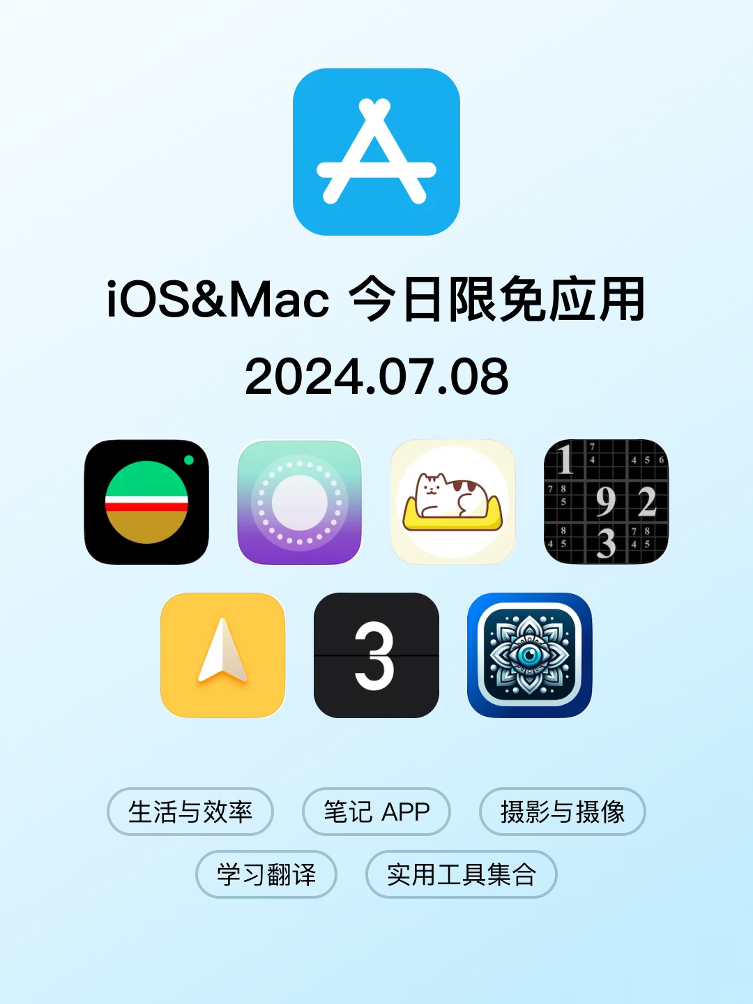 Mac+iOS 每日限免 APP 推荐