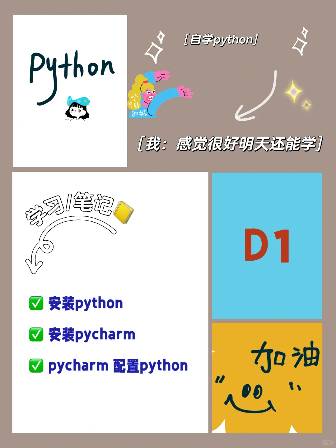 自学python｜D1 “安装软件”这个步骤太让人….