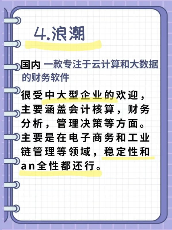 小公司一般用的财务软件！选你适合的！！