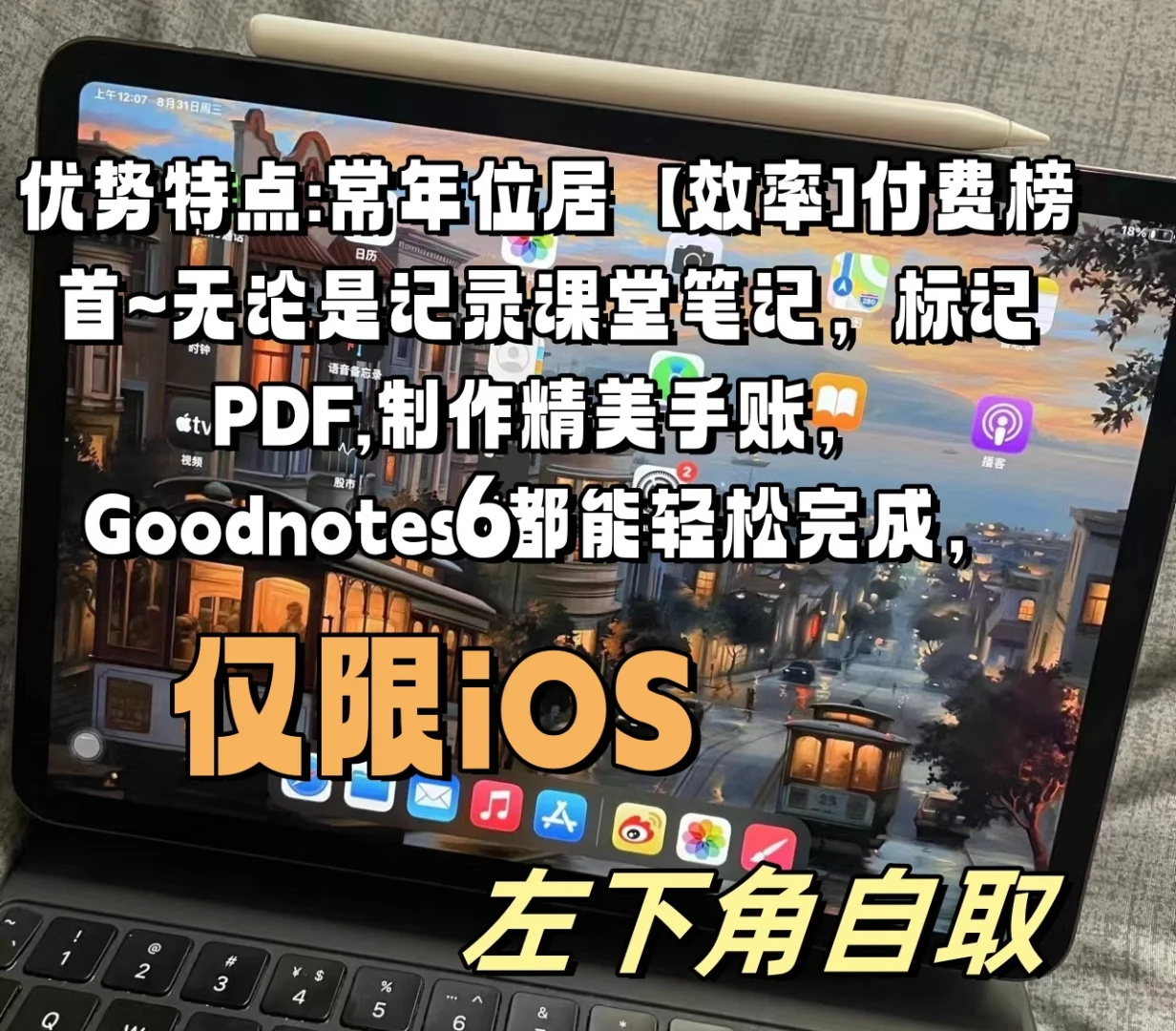 goodnotes6永久买断，免费订阅笔记软件会员