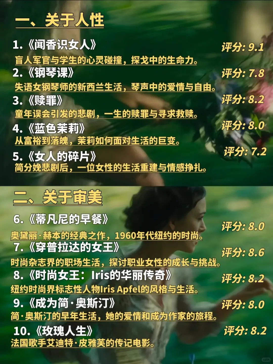 暑假禁止摆烂狂刷40部电影🎬