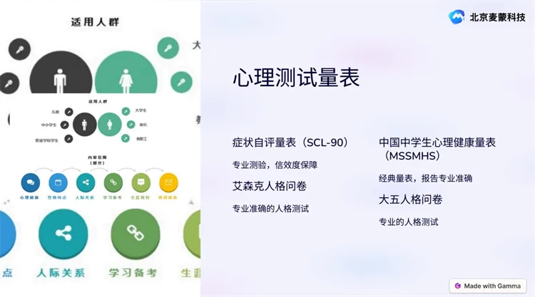 学生心理测评软件系统开发-北京麦蒙科技