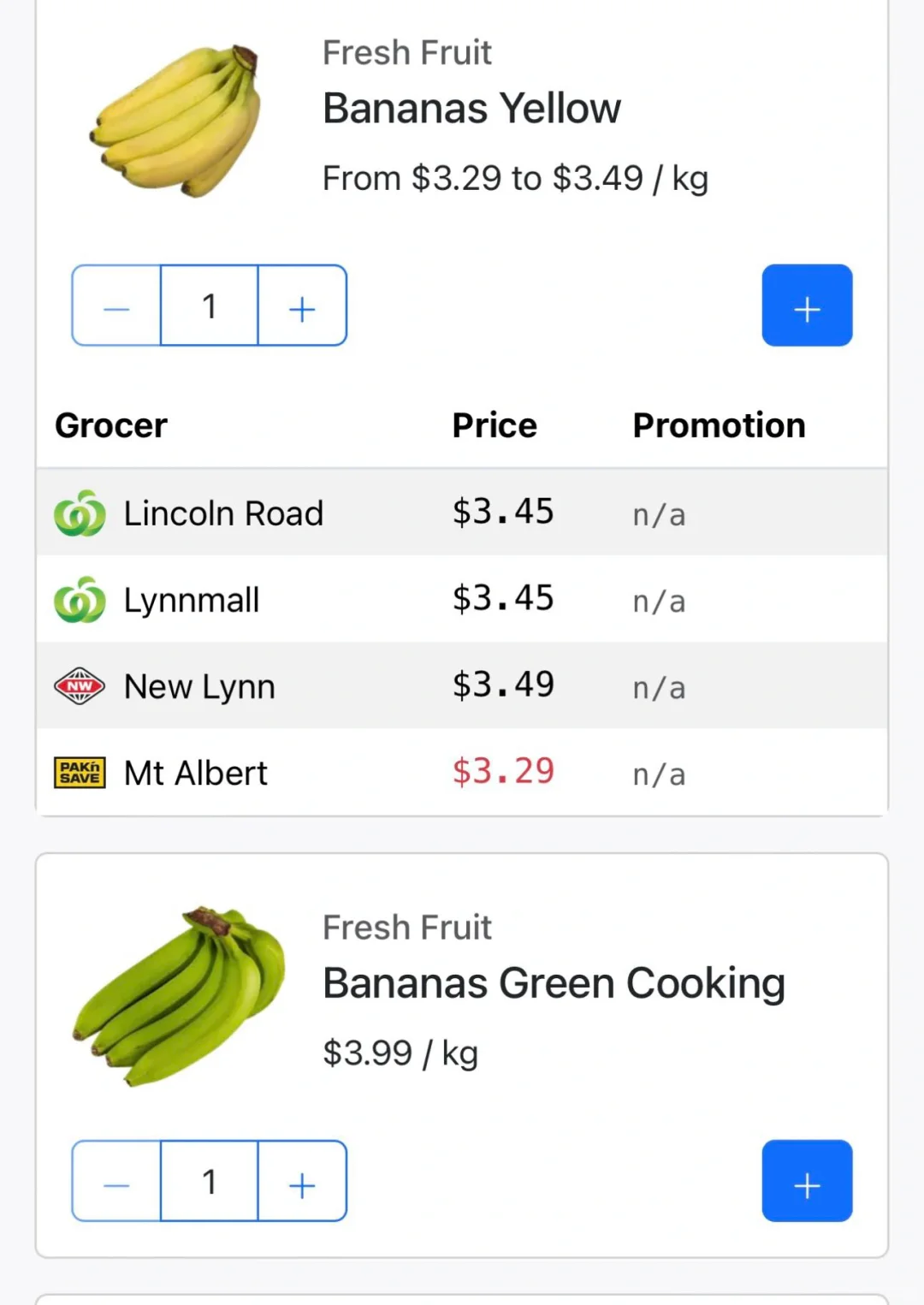 新西兰有用的APP（小众版）Grocer：