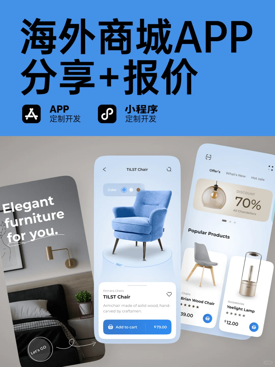 海外商城APP开发分享＋报价！！