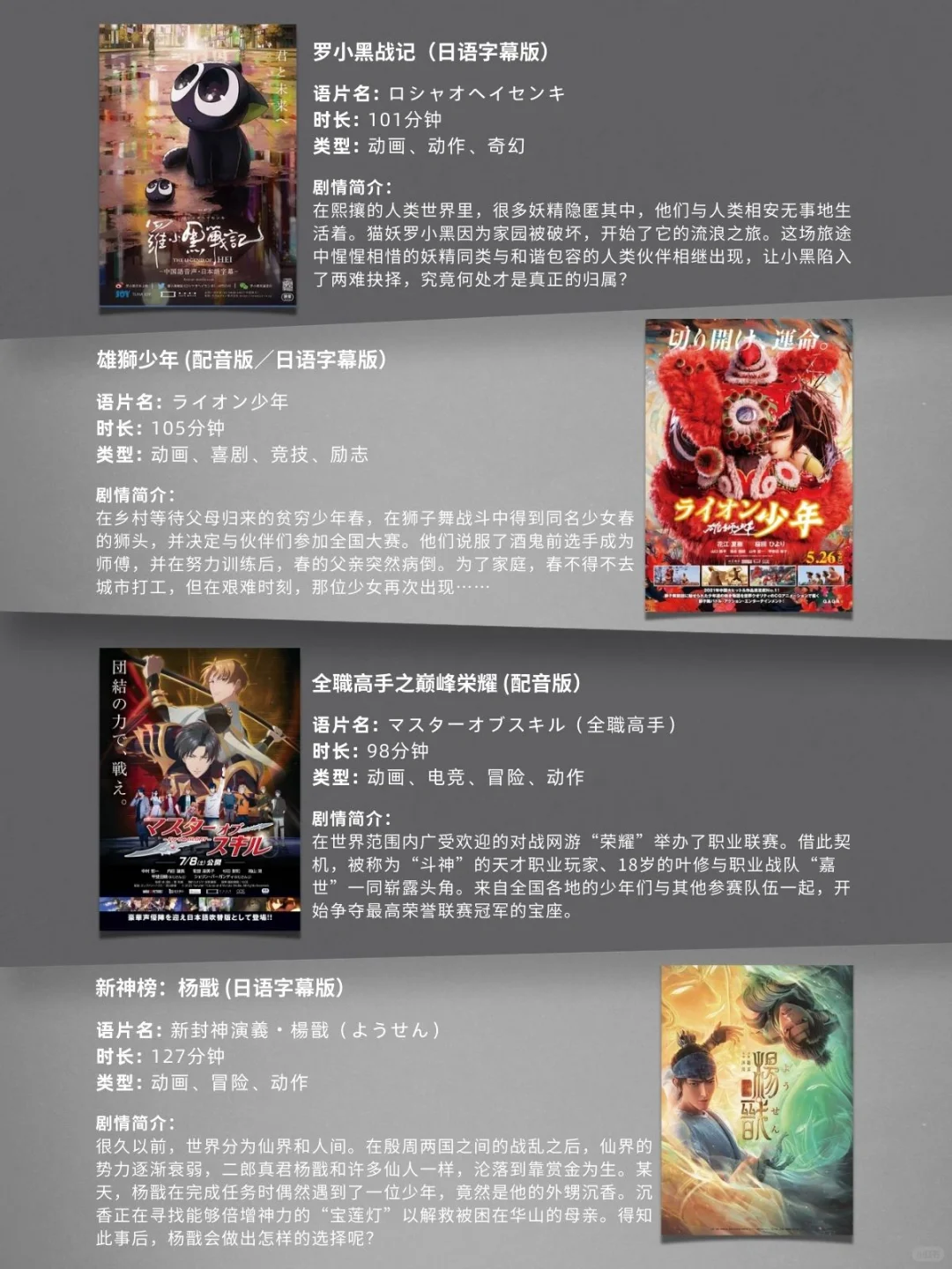 🇯🇵 紧急通知！7部国产电影日本上映！