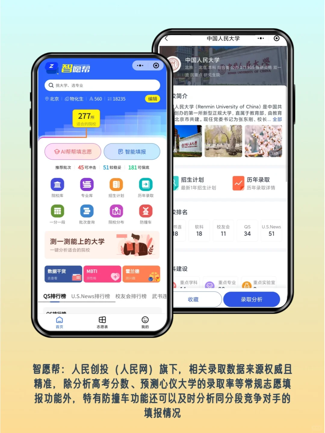 志愿填报APP分析，哪款更适合你？