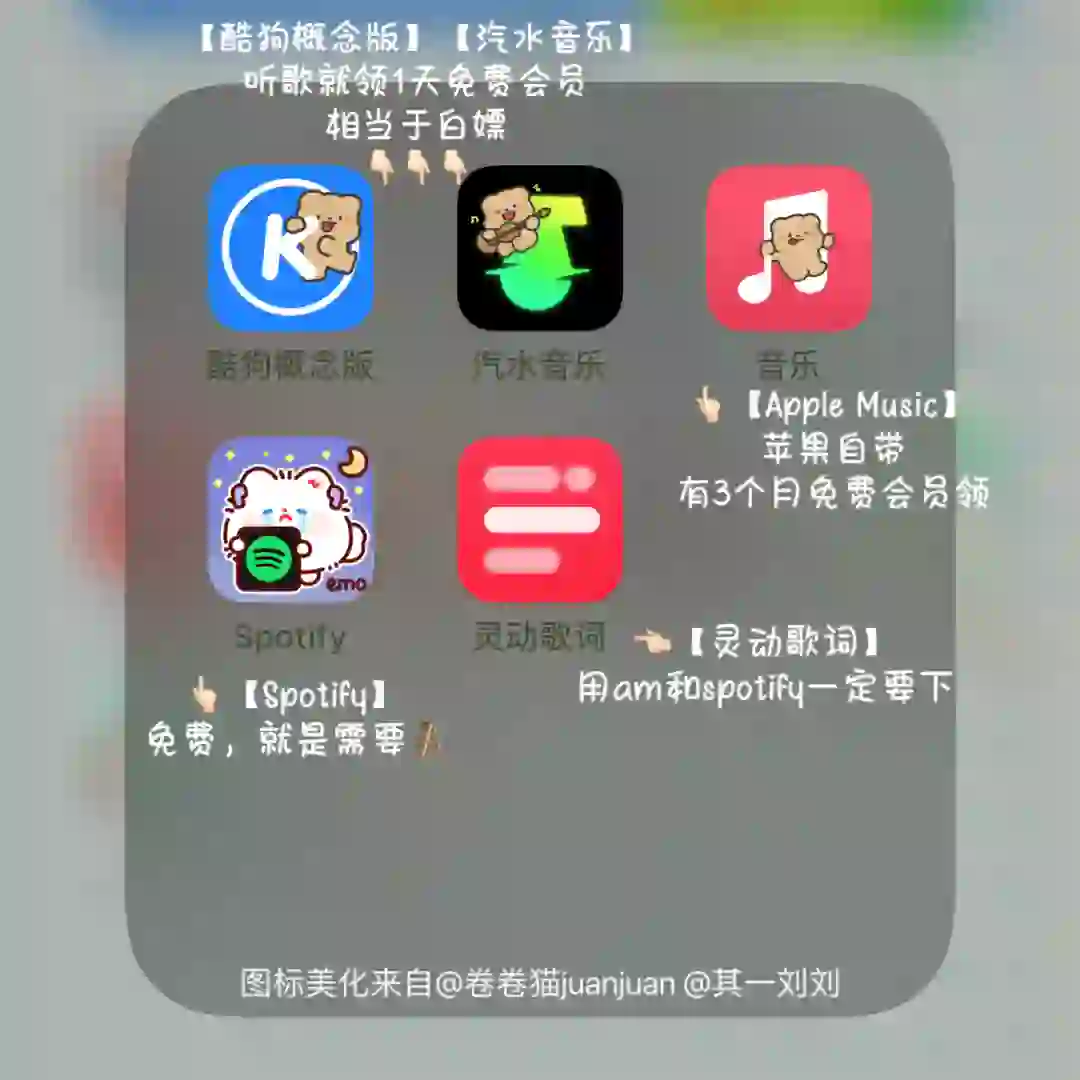 🤓我最终留下的免费音乐app及部分使用诀窍