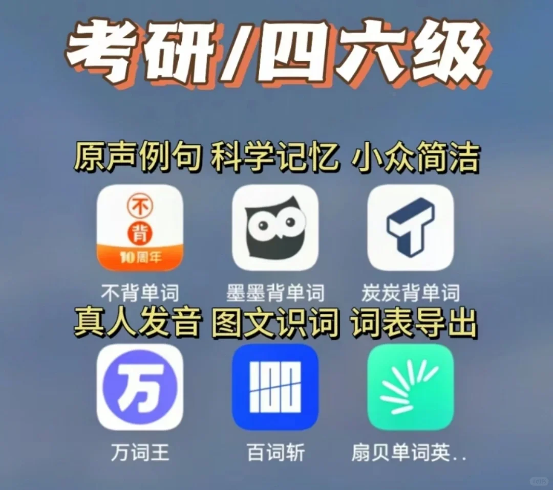 考研宝藏app分享‼学生党提升自我必备