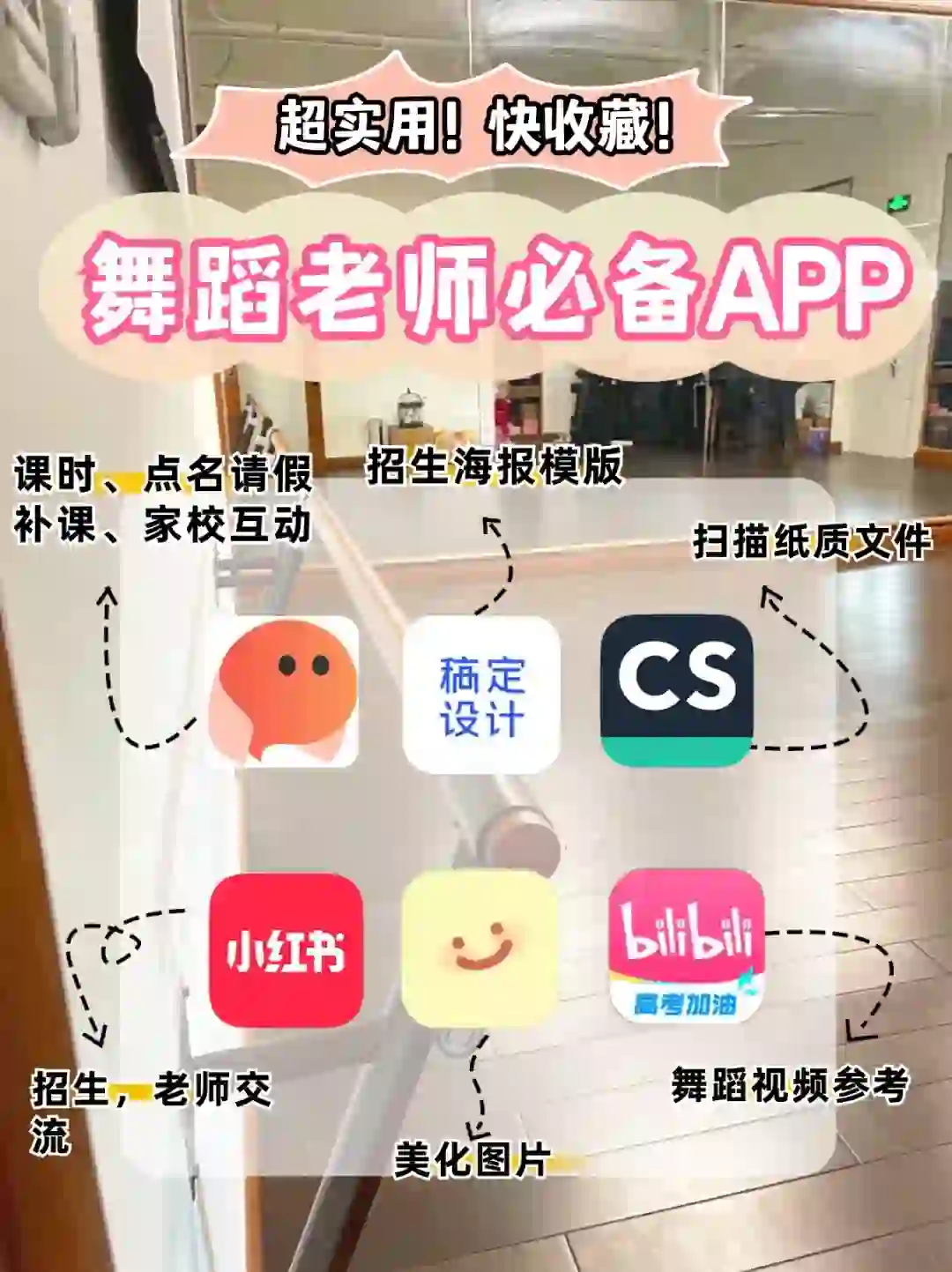 分享舞蹈老师必备6个实用APP！