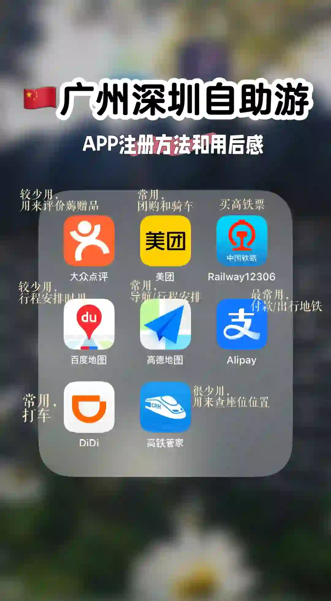 🇲🇾🇨🇳外国人来中国旅游贴士和APP （上）