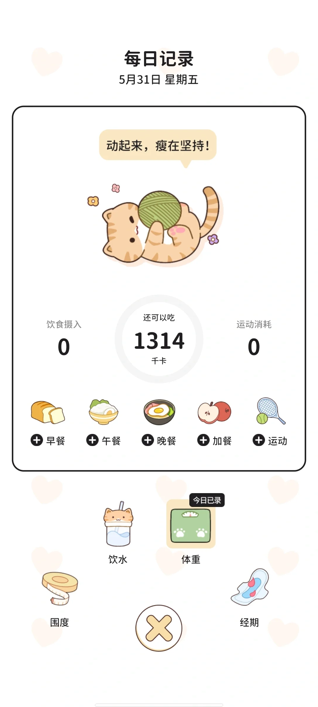 免费的轻断食减肥app，喵喵轻断食