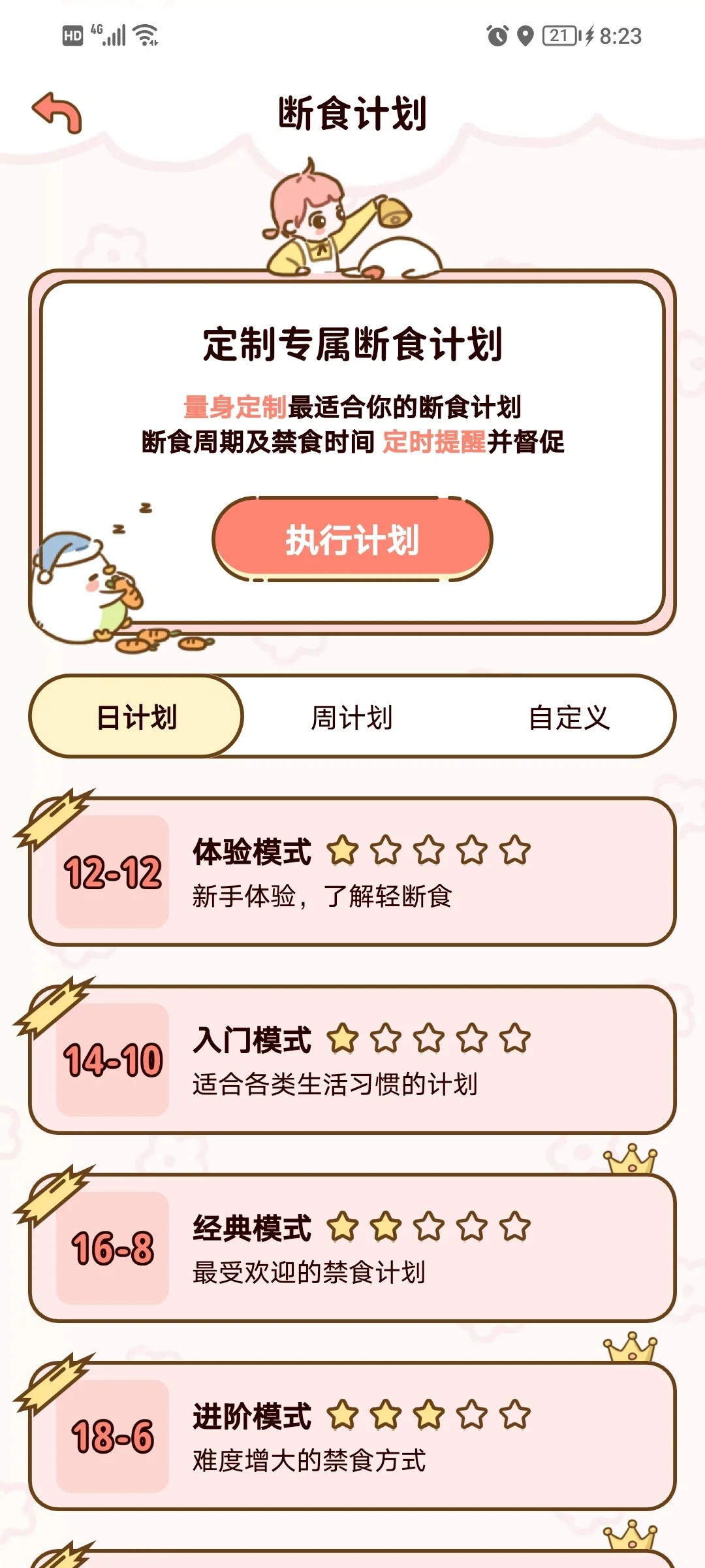 可爱的集赞免费轻断食 APP