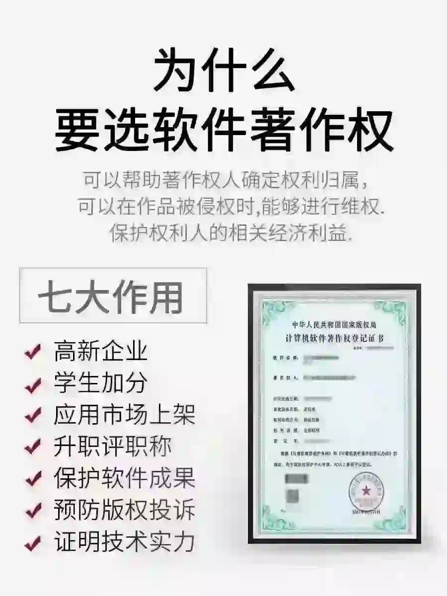 为什么要选软件著作权