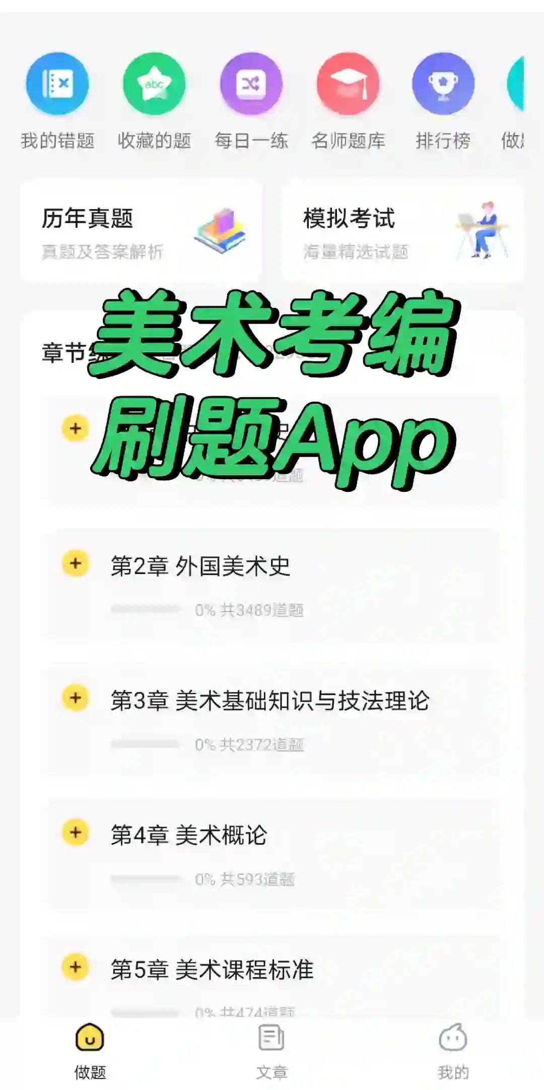 2024美术考编🍐刷题App