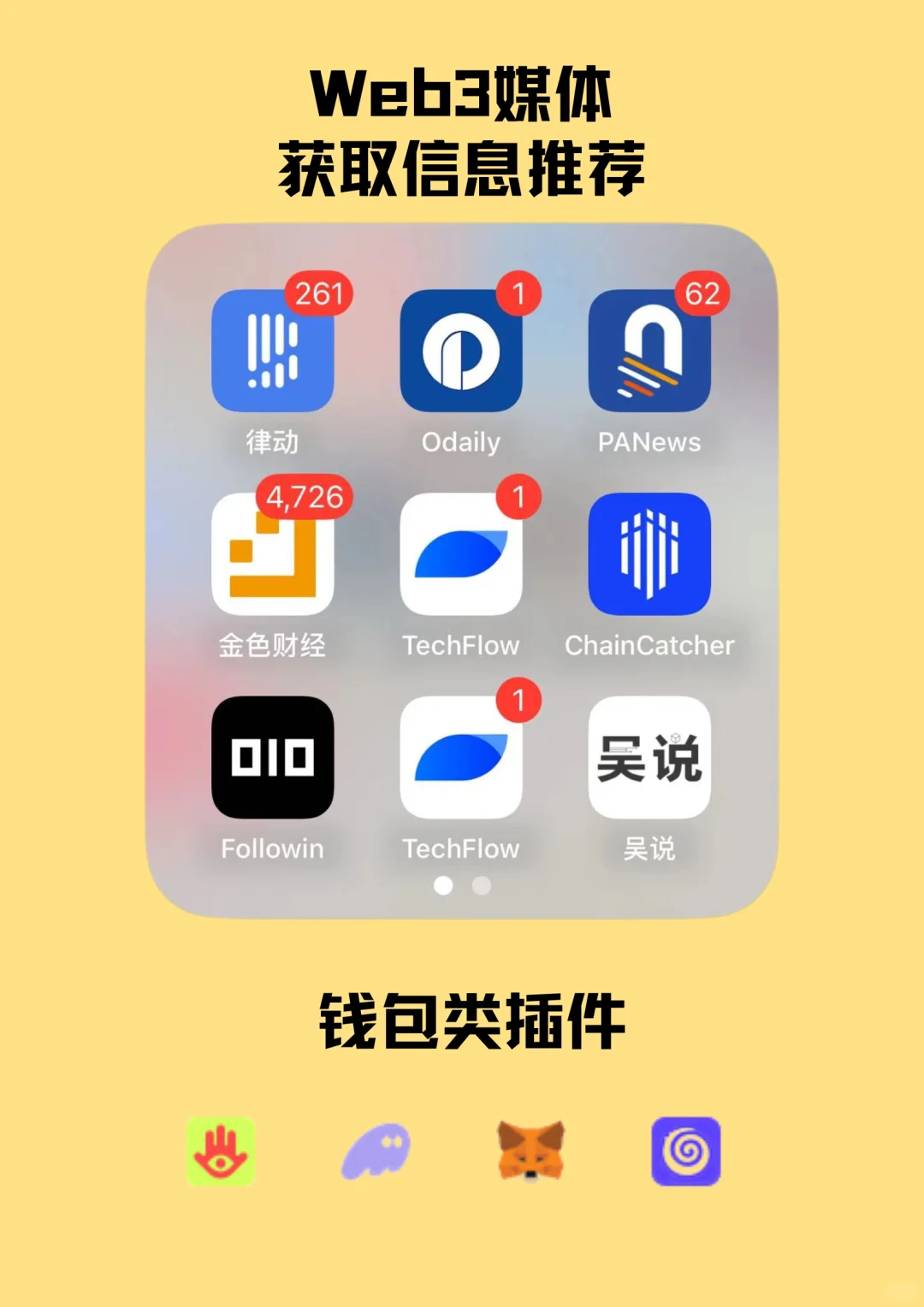 Web3新手必看｜钱包、行情、应用类App推荐❗️
