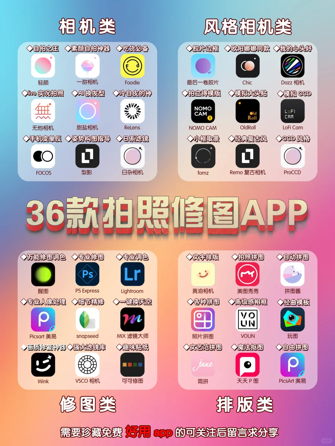 🌟网红博主私藏拍照app大揭密!