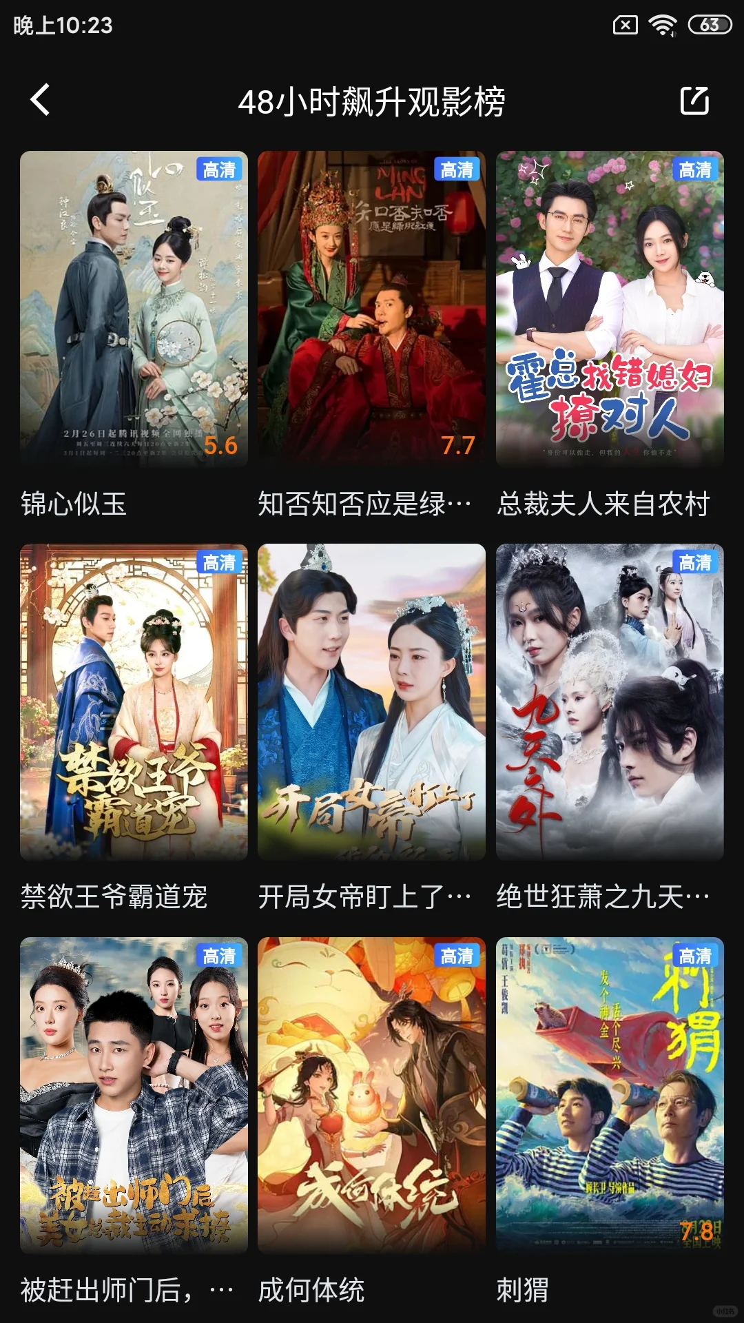 无偿分享一下高清无广追剧看剧视频软件app