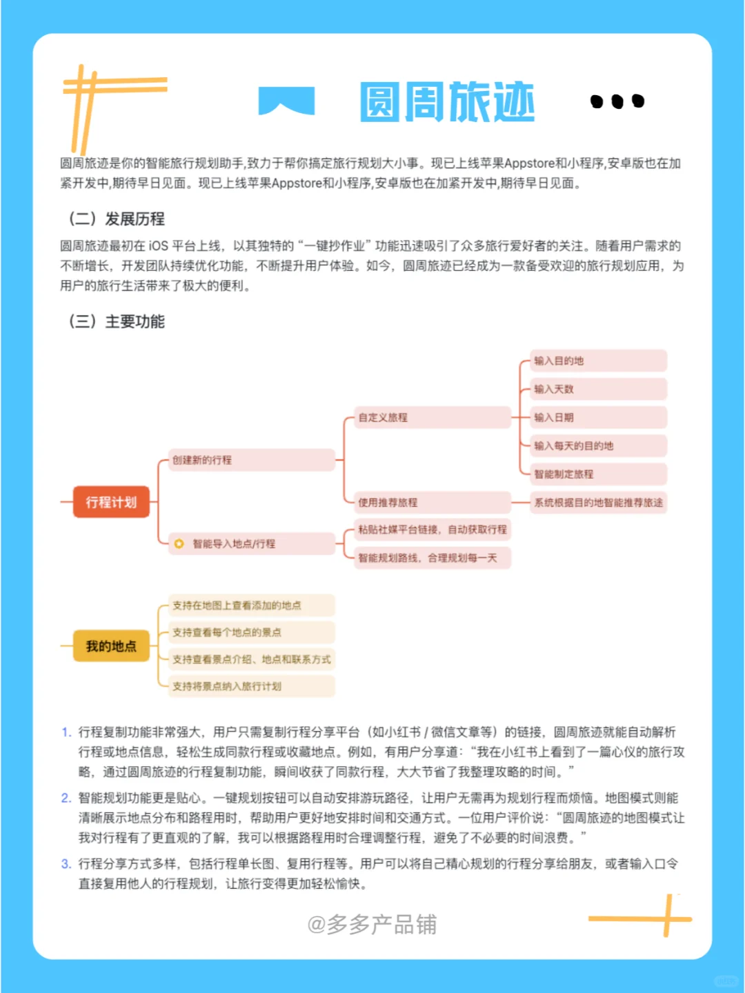 圆周旅迹深度产品分析，制定旅程的懒人神器