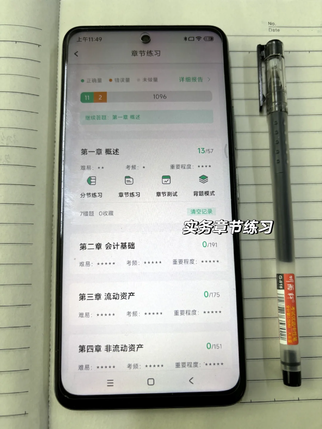 一个恶心但能过初级会计的app