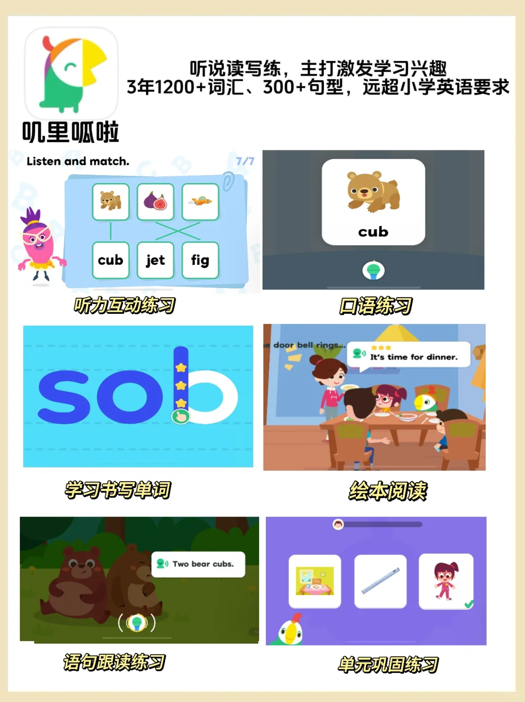 分享9款‖从幼儿园-小学可以用的英语学习APP