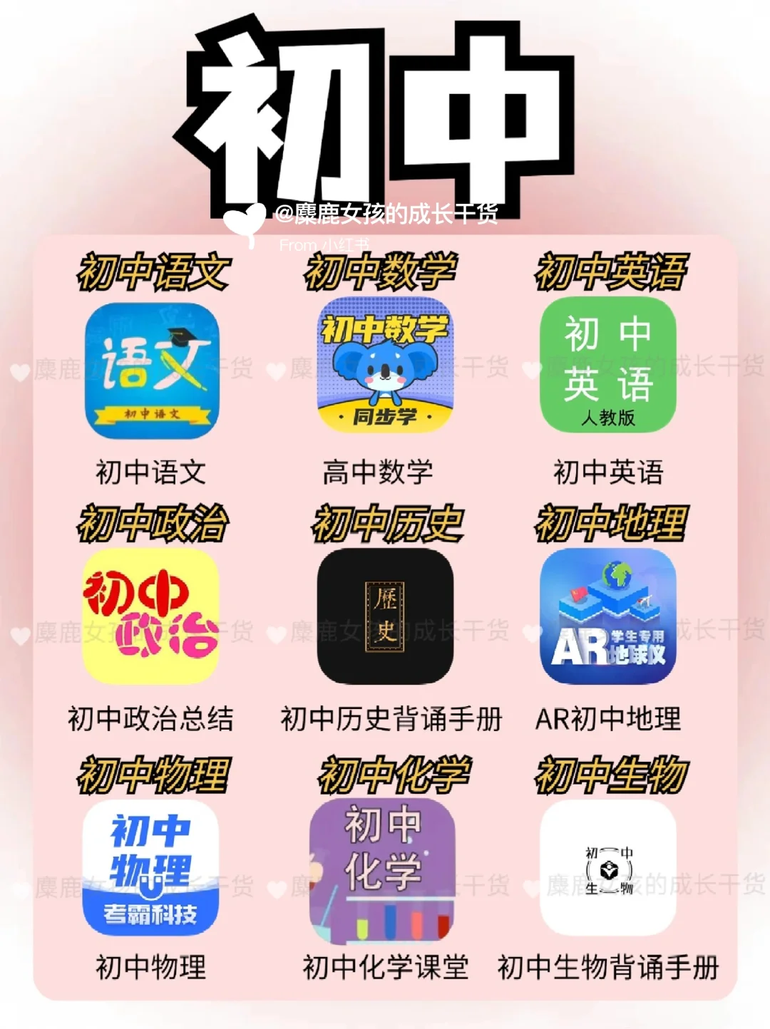 学生党全科❗全年级实用APP吐血整理出来啦