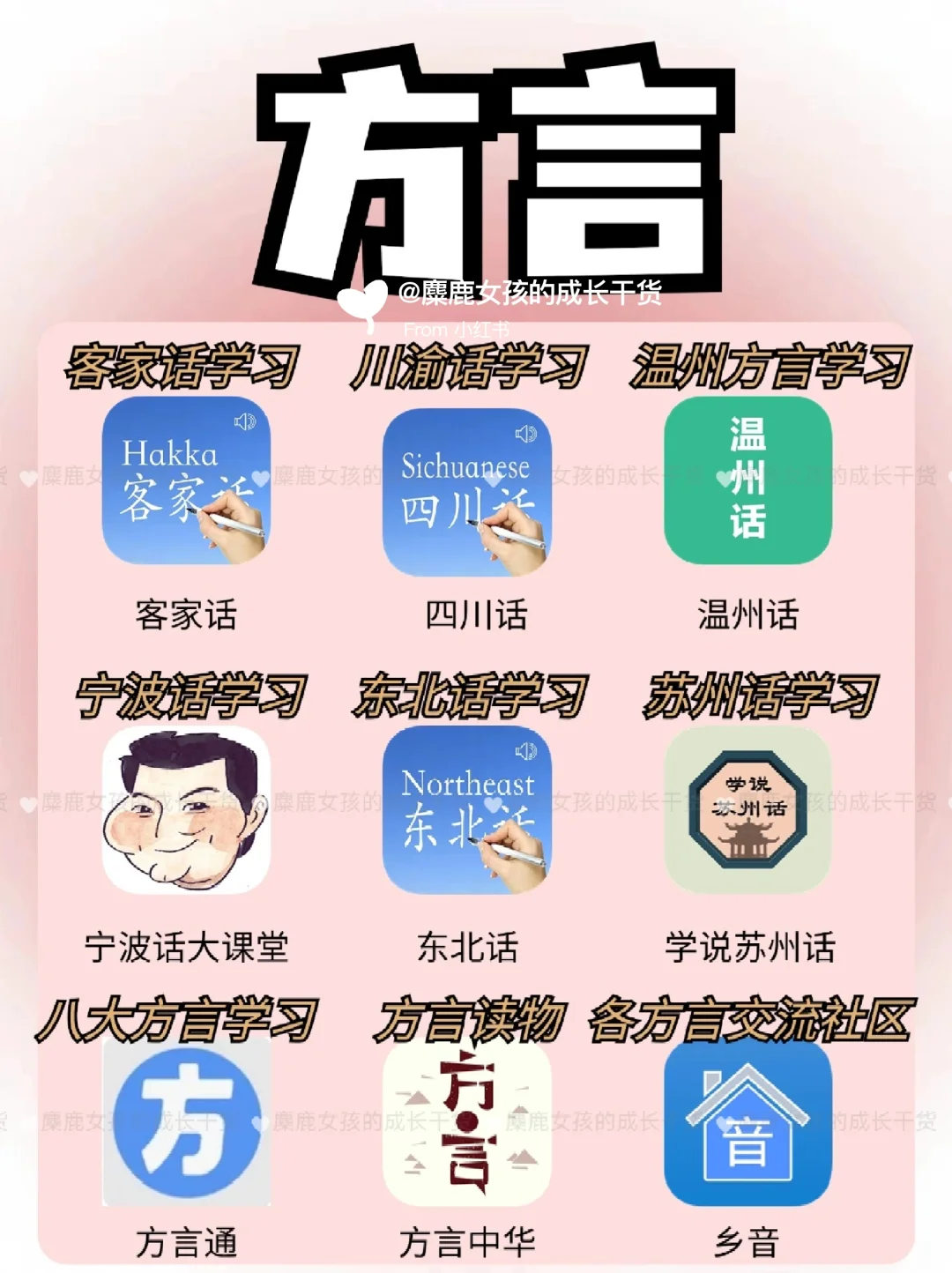 方言篇🔥 54款各地语言学习APP来啦