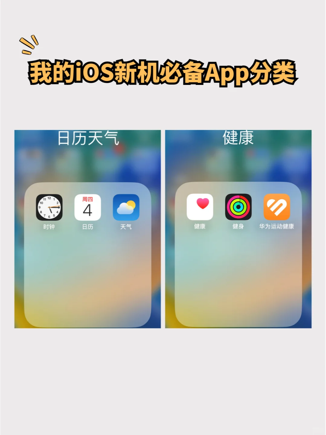 我的iOS App及分类，注重实用的App使用效率