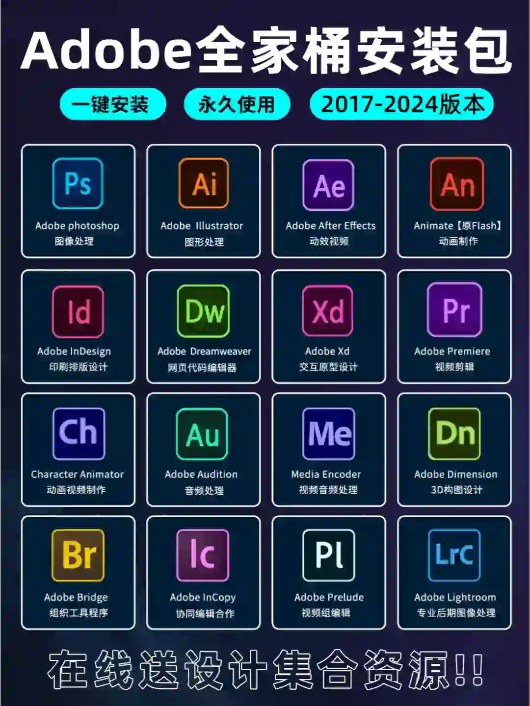 adobe 全家桶 🌟全版本✨ （附详细安装）