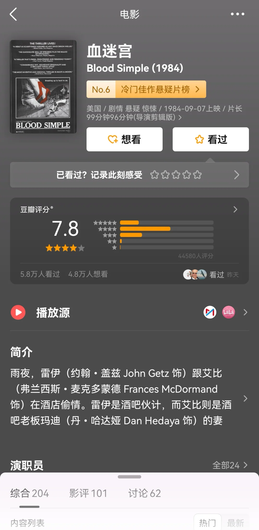 豆瓣均分8.2❗️冷门佳作悬疑片榜🔥🔥