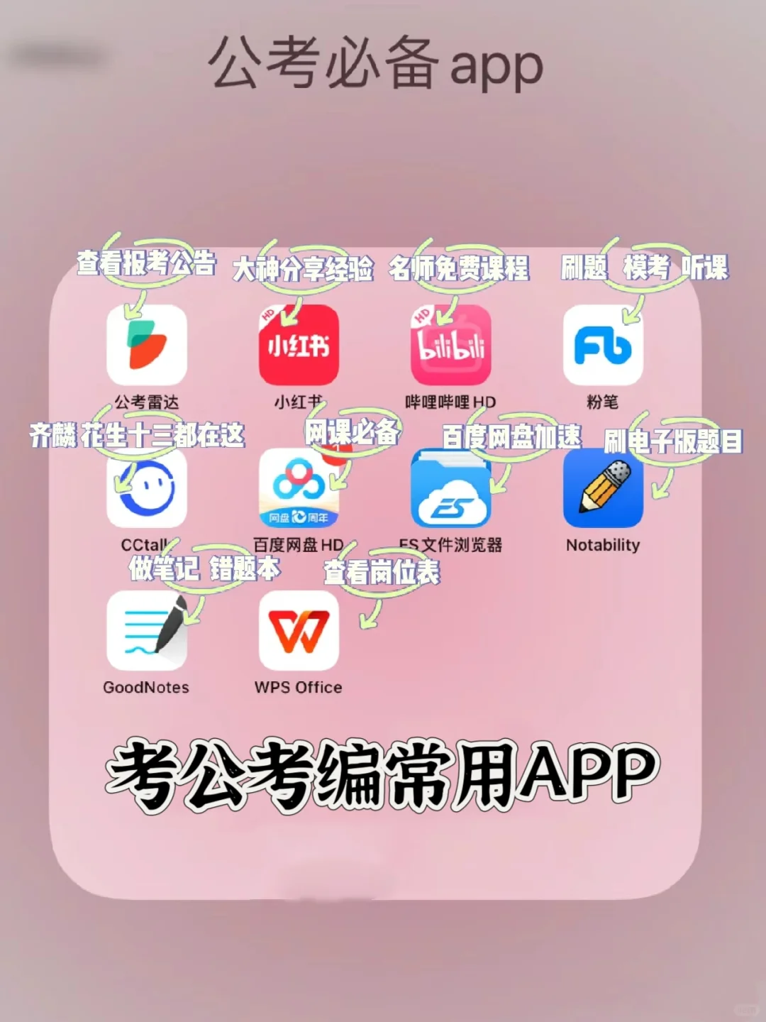 考公必备超实用APP！