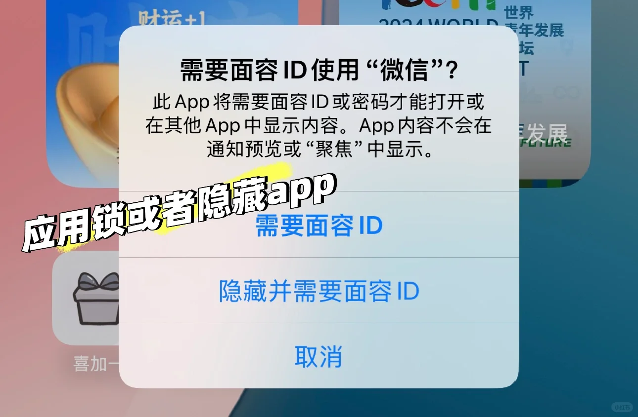 我发现iOS18还是不能隐藏app！