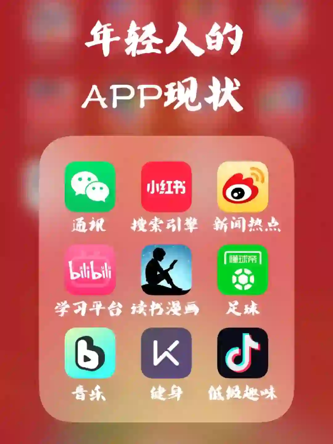 当代年轻人的APP现状