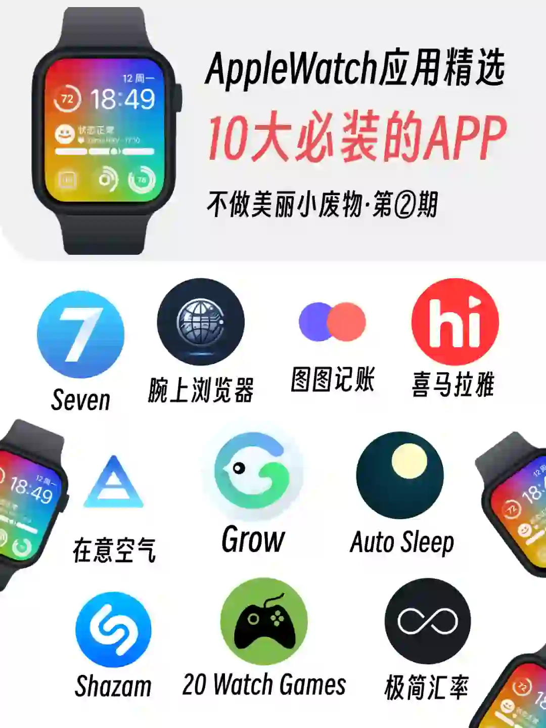 让Apple Watch更好用的10个APP🌟第②期