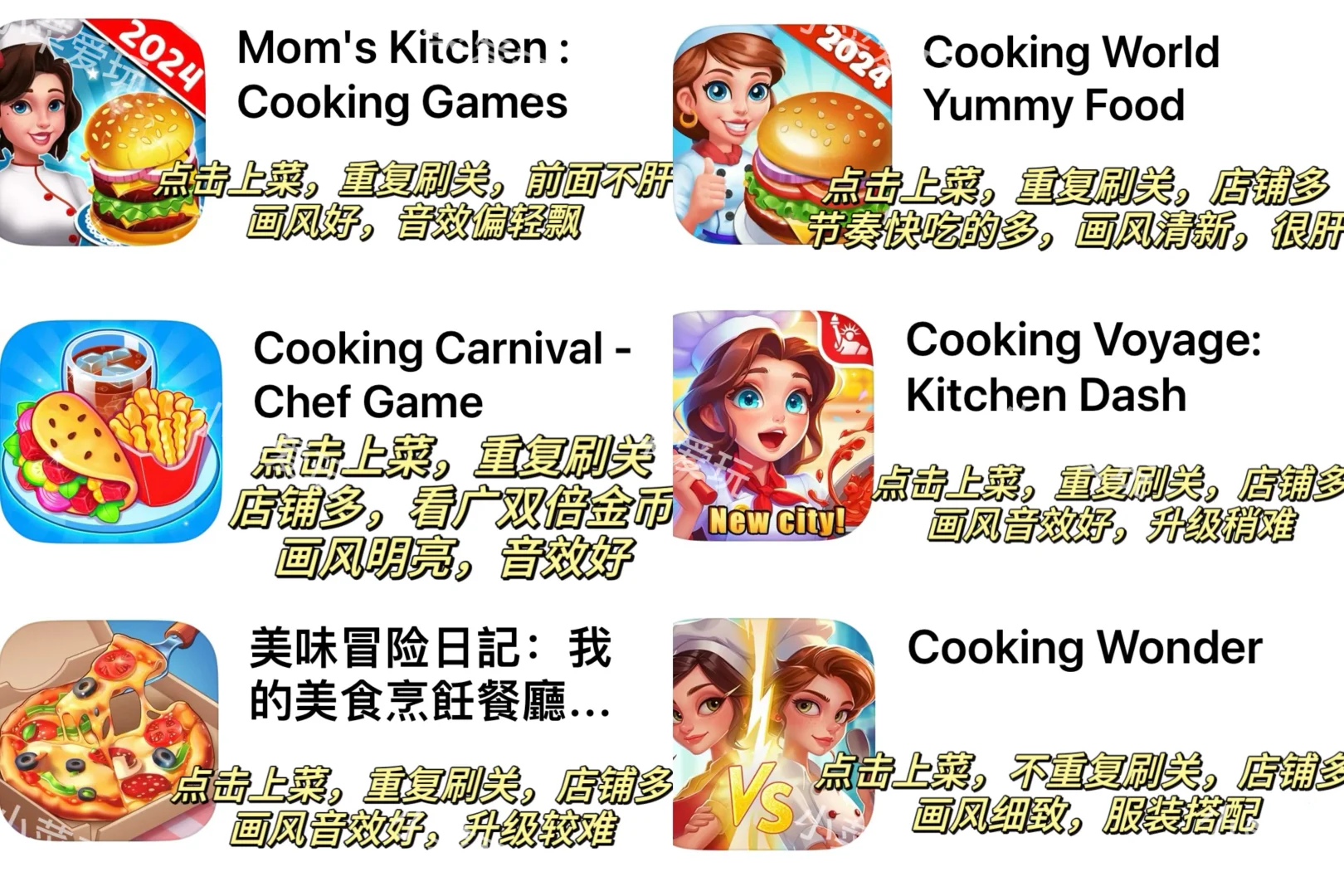 好玩的烹饪游戏合集🎮