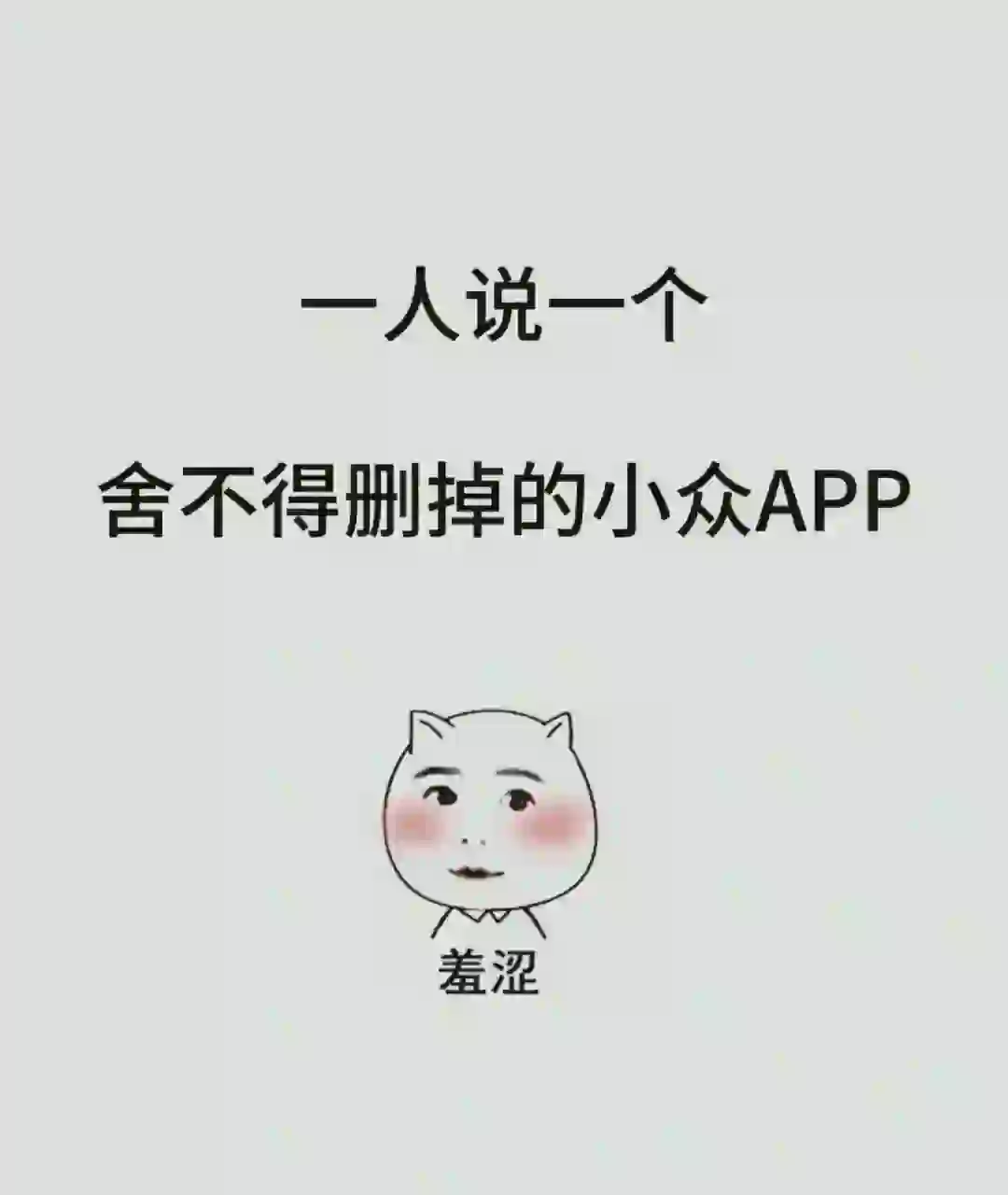 目前你舍不得删的小众APP？