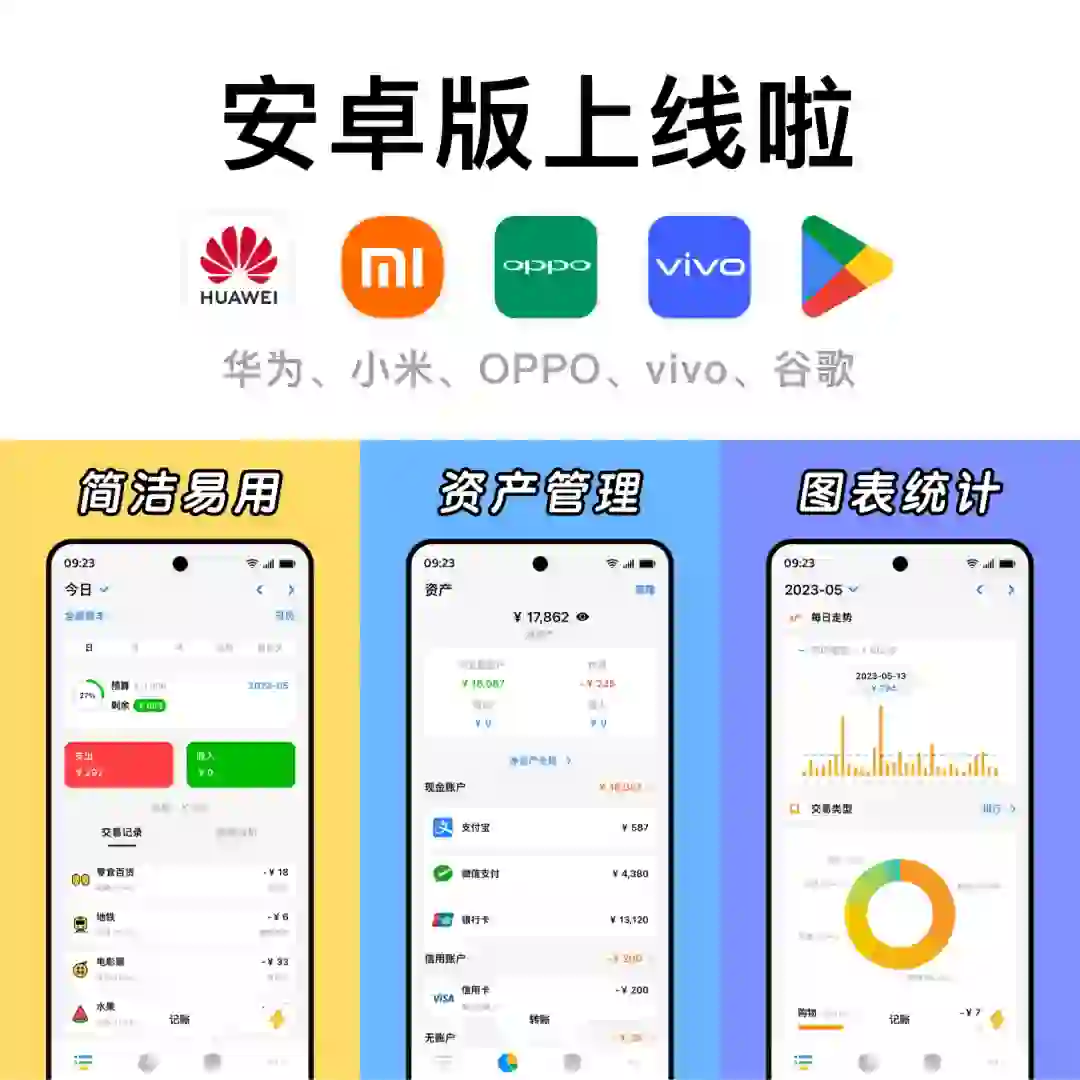 被苹果多次推荐的记账App上架安卓啦‼️