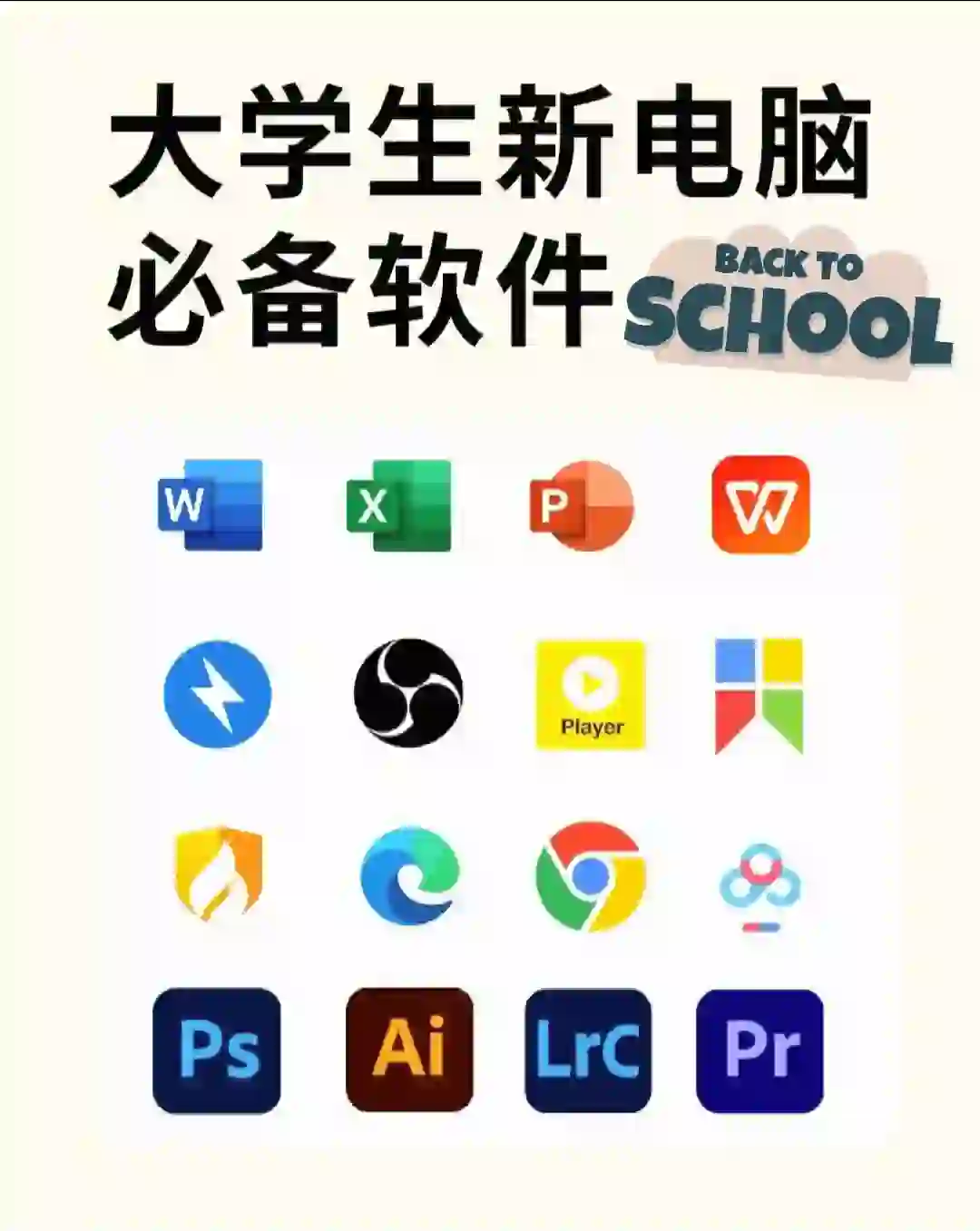 大学生电脑软件必备