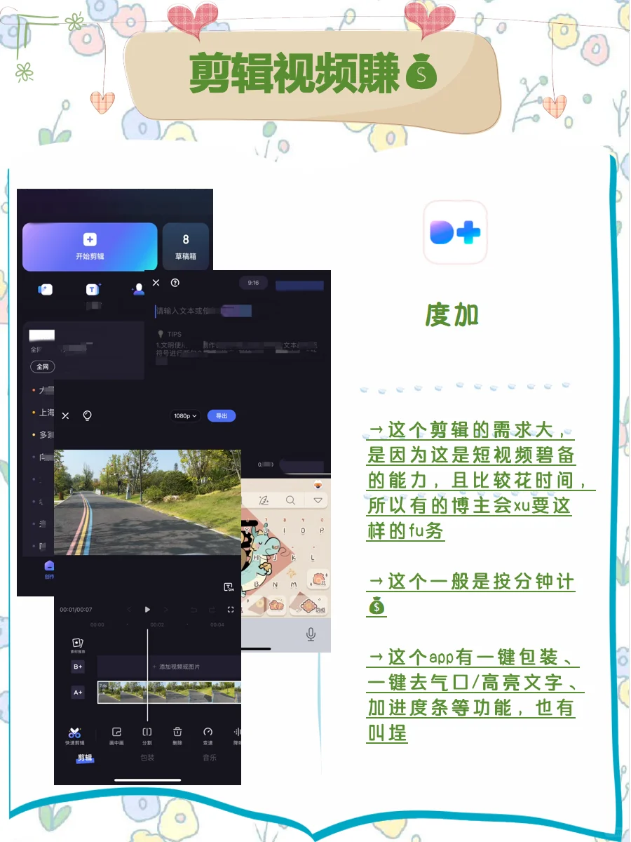 女生下班后，死磕这9个超好赚的搞💰app❗