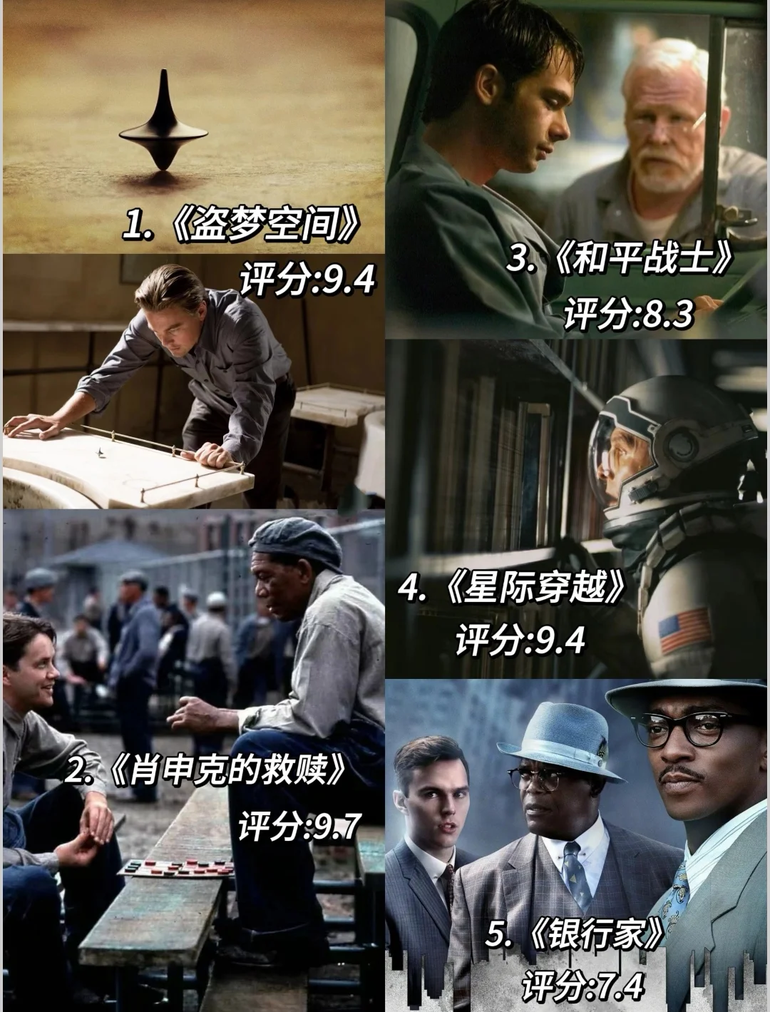 人生必看的十九部电影🎬！