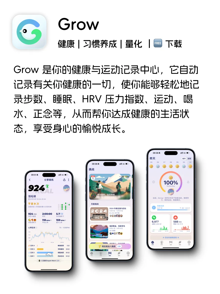 4️⃣个私享 iOS APP，保持自律，保持健康